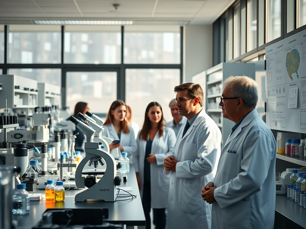 ai generated image of lab